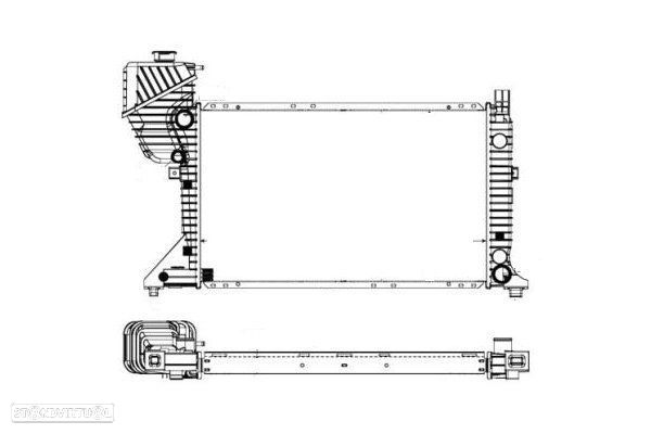 Radiador Mercedes Sprinter 313 , 413 , 316 , 416 CDI NOVO - 2