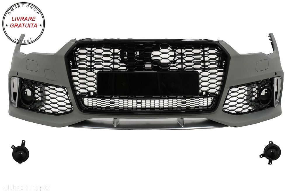 Bara Fata cu Grila Centrala Audi A7 4G Facelift (2015-2018) RS7 Design- livrare gratuita - 1