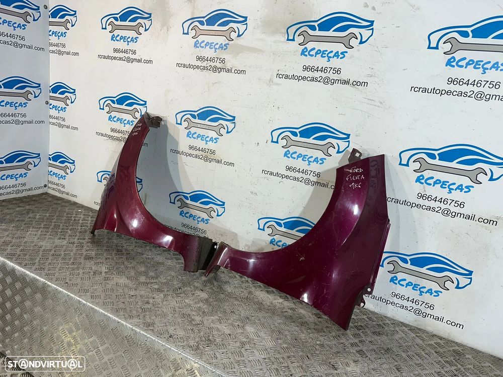 .Conjunto Guardalamas Esquerdo Direito Ford Fiesta MK6 VI 6 2008 - 2017 - 5