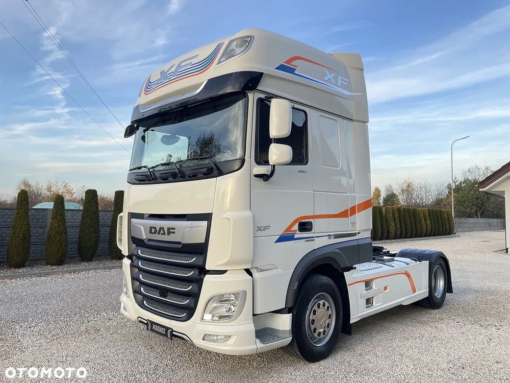 DAF XF 480 FT / STANDARD / SUPER SPACE CAB / CLIMA STACJONARNA / XENON / 2019 / SALON POLSKA / DOPOSAŻONY / STAN JAK NOWY /