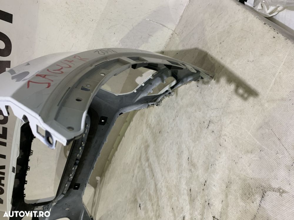 Bara fata Jaguar E-Pace, 2017, 2018, 2019, 2020, 2021, 2022, 2023, cod origine OE J9C3-17F003-AA, cu gauri pentru senzori de parcare (4). - 3