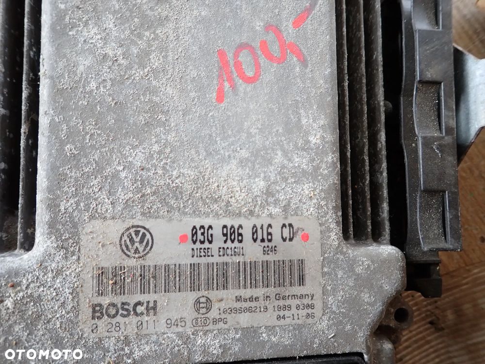 VOLKSWAGEN TOURAN KOMPUTER STEROWNIK SILNIKA 03G906016CD - 2