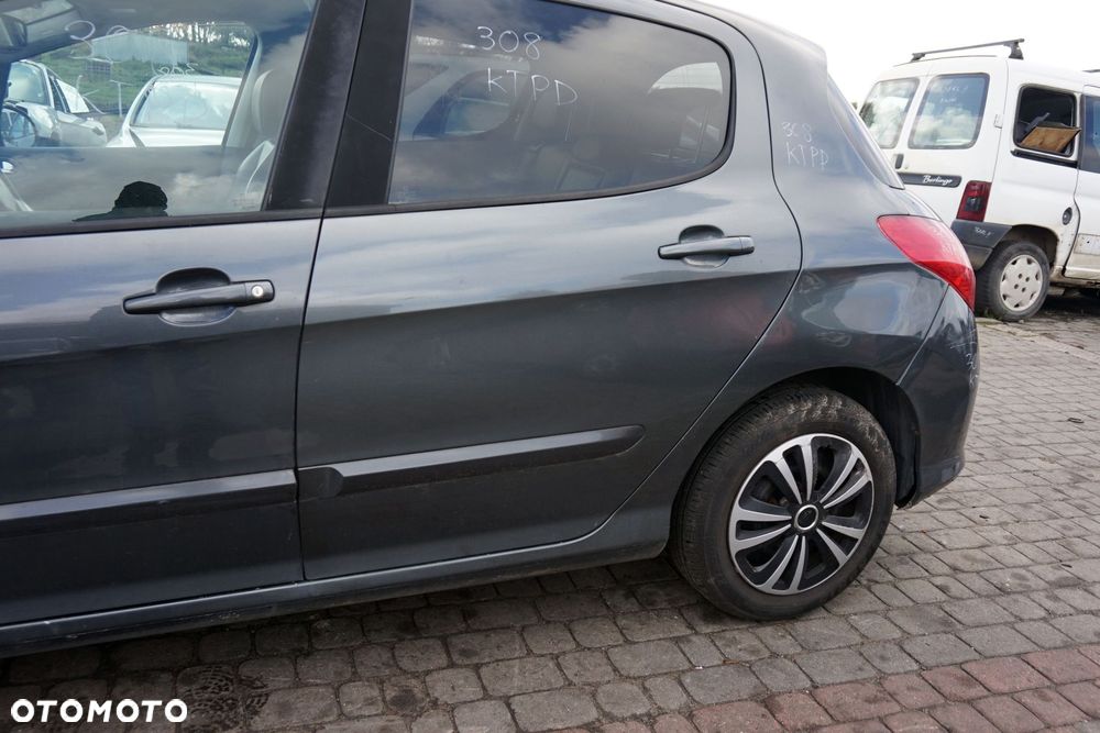 DRZWI TYLNE LEWE 308 I T7 5D HB KTPD  SZARY PEUGEOT 2007-2011 - 4