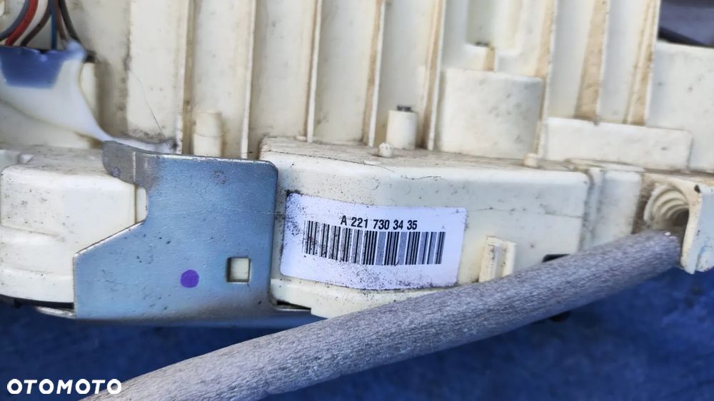 BLACHA PODNOŚNIK WIĄZKA ZAMEK DOCIĄG KEYLESS GO DRZWI PRAWY TYŁ MERCEDES S-KLASA W221 LONG - 9