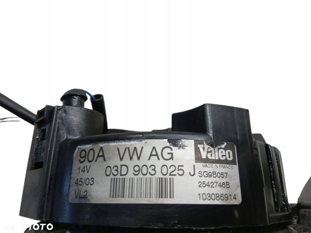 alternator vw polo iv 9n 1.2 03d903025j sg9b057 2542746b - 3
