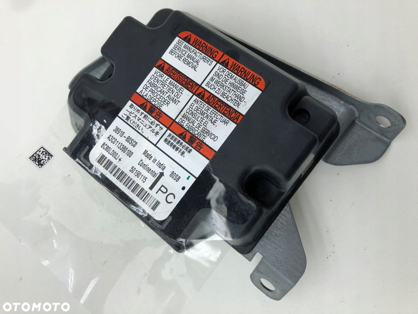 SUZUKI SWIFT SPORT MK8 MODUŁ STEROWNIK PODUSZEK AIRBAG 38910-80SC0 - 1