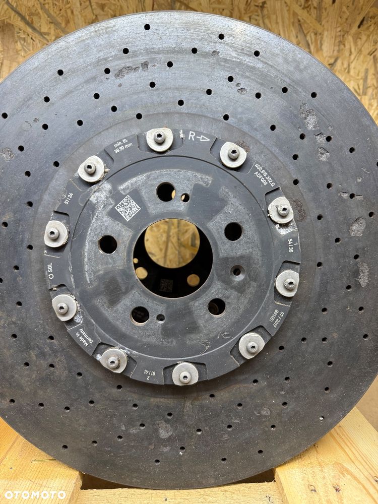 TARCZE HAMULCOWE CERAMICZNE PRZÓD AUDI A6 RS6 A7 RS7 C7 4G0 4G0615301AJ 4G0615302Q LEWA PRAWA - 11