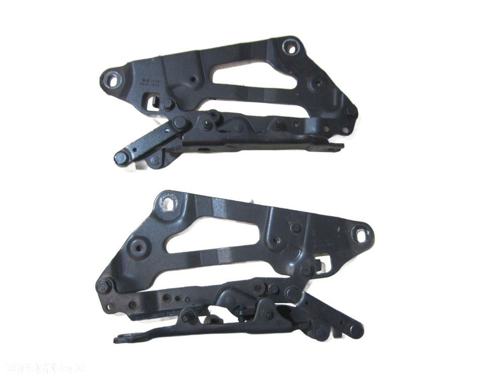 BMW 5 F07 GT ZAWIAS MASKI PRAWY LEWY KOMPLET A90 7046324 7046323 7229635 - 1
