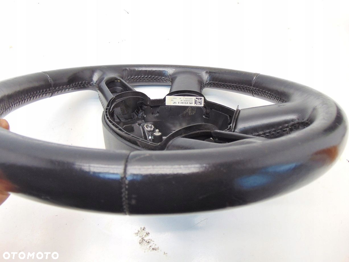 KIEROWNICA SKÓRZANA SKÓRA CZARNA AUDI A3 8P A4 B8 A5 8T A6 C6 Q5 8R0419091S - 4