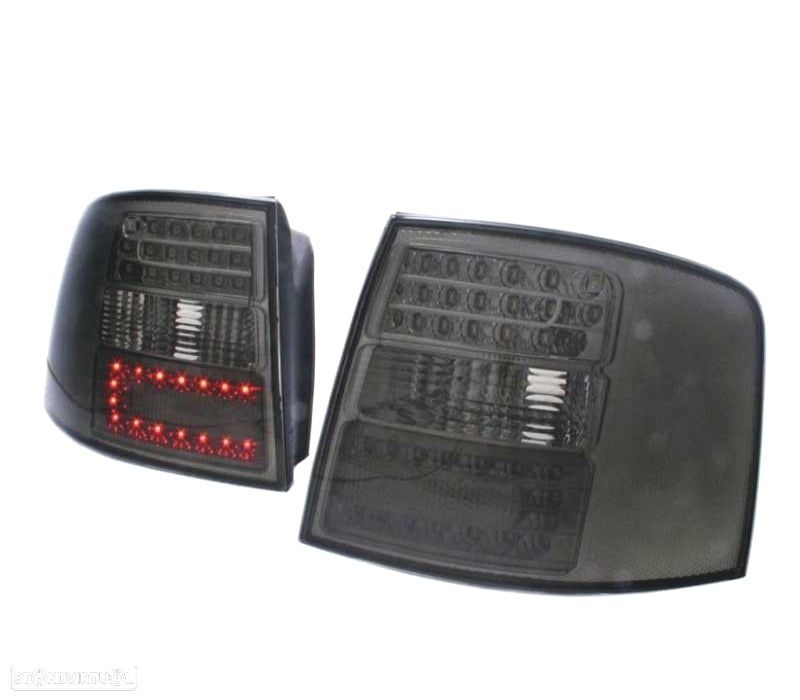 FAROLINS TRASEIROS LED AUDI A6 4B AVANT 97-04 ESCURECIDOS - 1