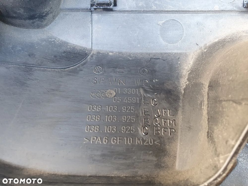 OSŁONA POKRYWA SILNIKA NA SILNIK SKODA FABIA II 2 5J0 1.9TDI 038103925E - 3