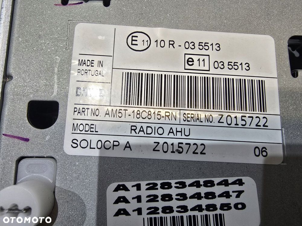 radio radioodtwarzacz cd ford grand c-max ii mk2 14r am5t-18c815-rn - 3