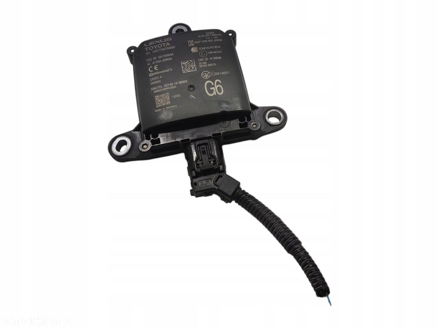 RADAR CZUJNIK SENSOR MARTWEGO POLA TOYOTA YARIS CROSS 2020-2025 88162-0D010 - 1