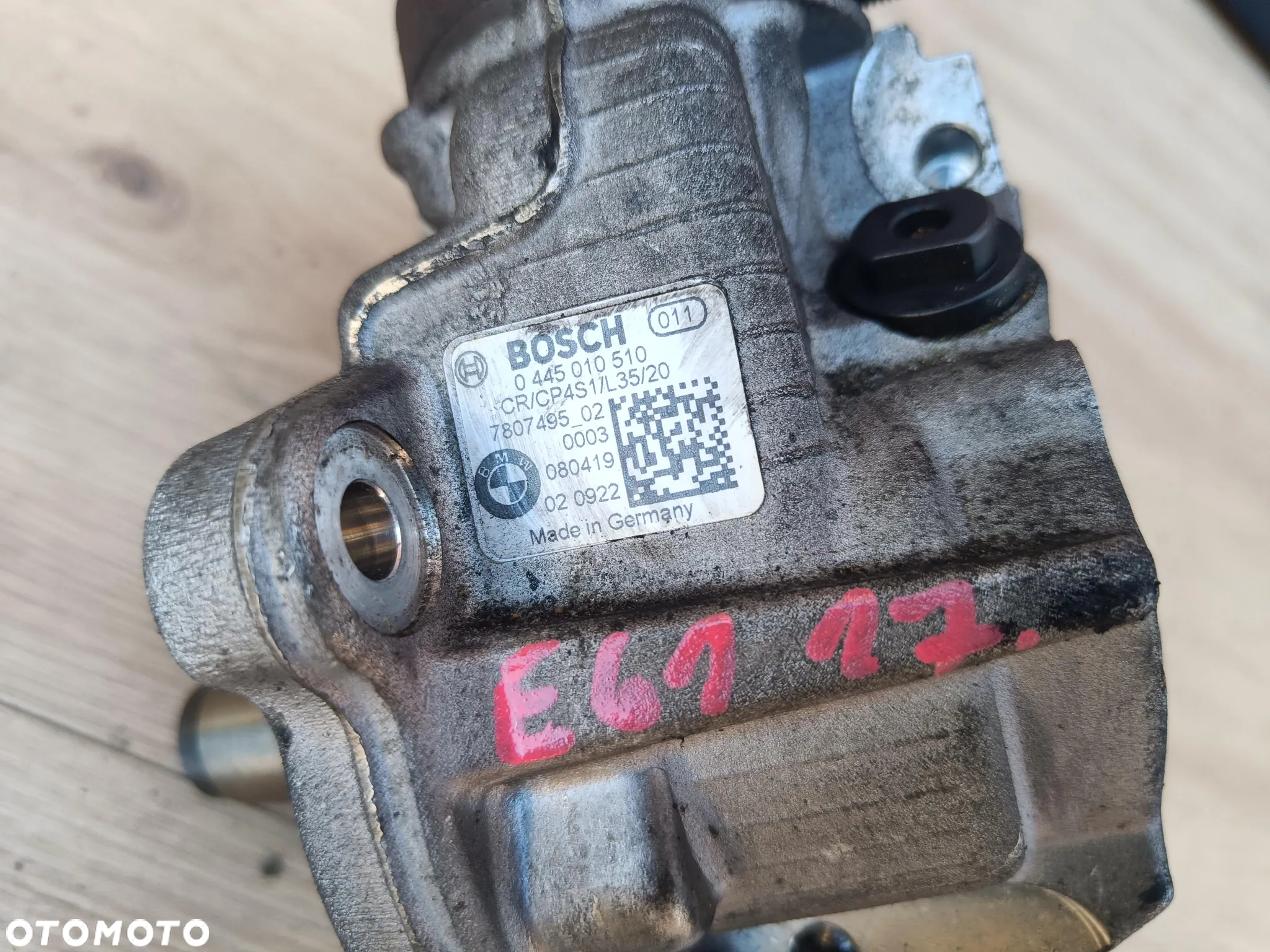 BMW E60 E87 E90 2.0D N47 POMPA WTRYSKOWA 7807495 - 2
