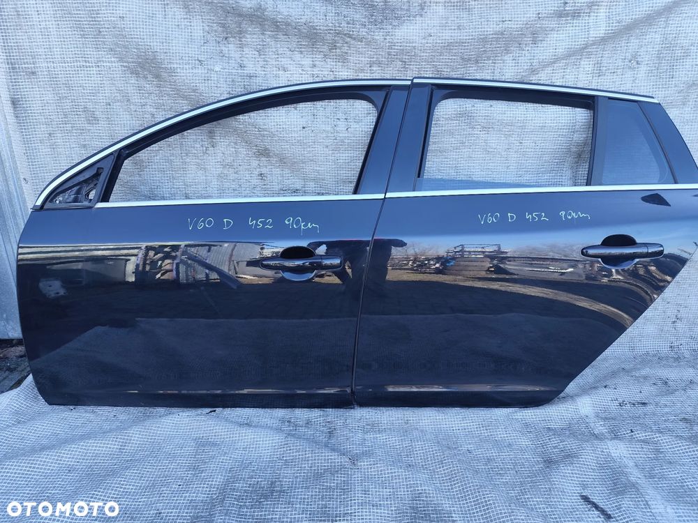 Volvo V60 I 10-18 Drzwi Przód Tył Lewe Tył Kompletne w kolor 452 2 sztuki - 1
