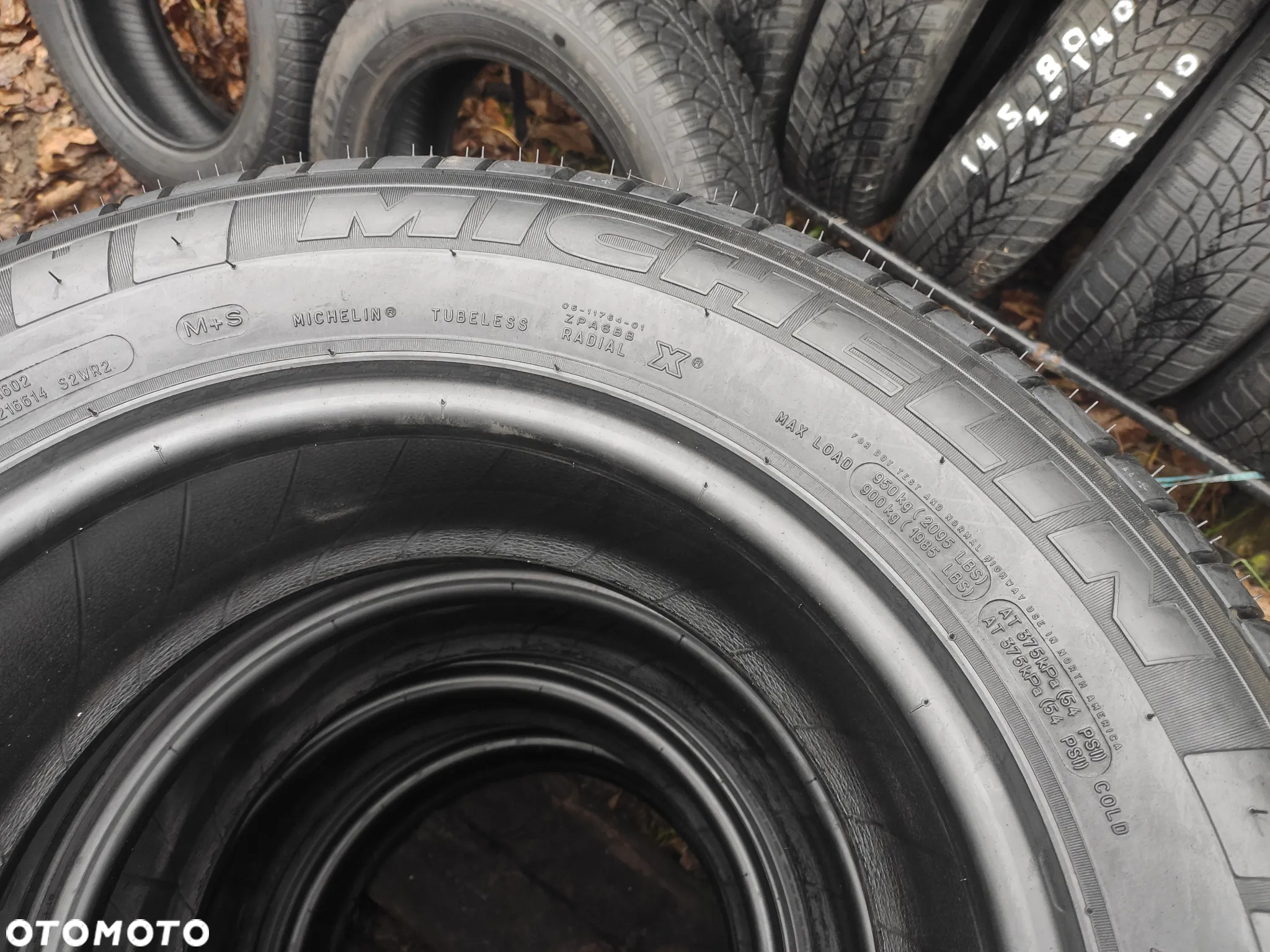 4 Opony DOSTAWCZE LATO/WIELOSEZON M+S 215 65 16C MICHELIN AGILIS 51 PRAWIE NOWE IGŁY 9mm montaż - 10