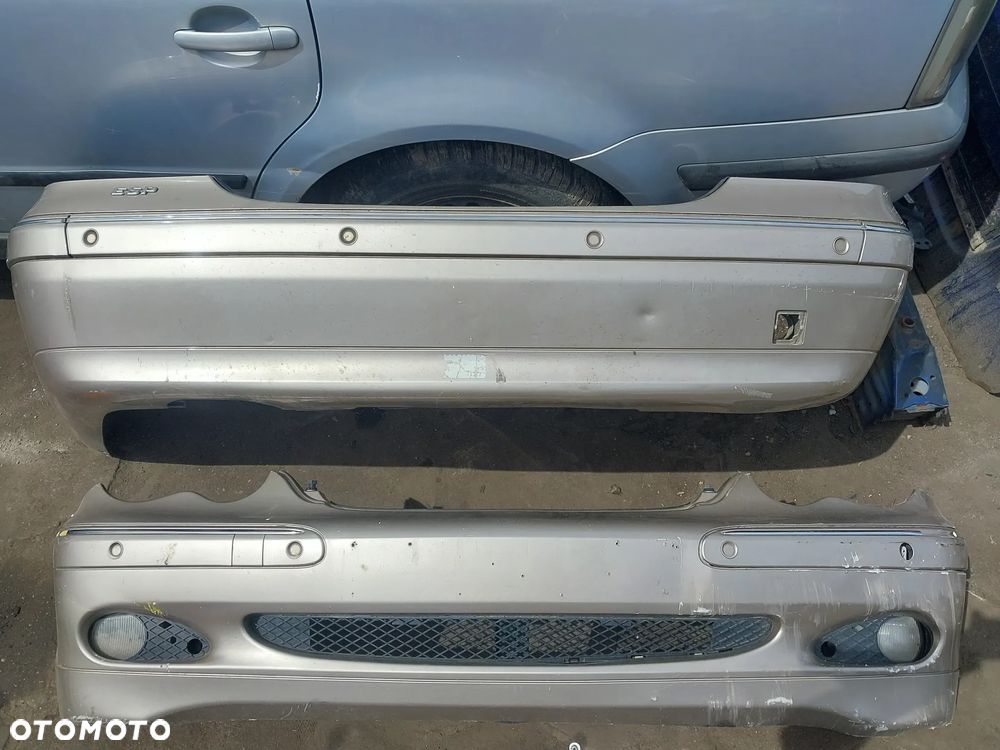 Zderzak przód tył kompletne czujniki PDC absorbery Mercedes Benz C klasa W203 sedan kolor 693 - 2