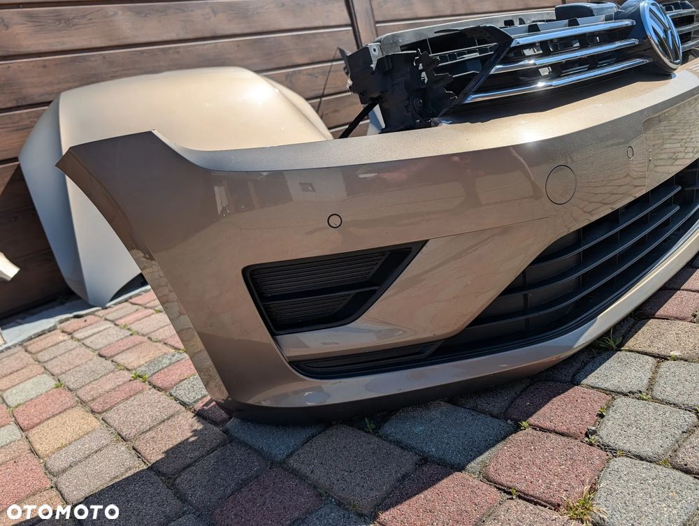 ZDERZAK PAS PRZEDNI MASKA BŁOTNIK PRZÓD VW GOLF SPORTSVAN 1.6 TDI 14' LC1Y RADAR PDC - 3