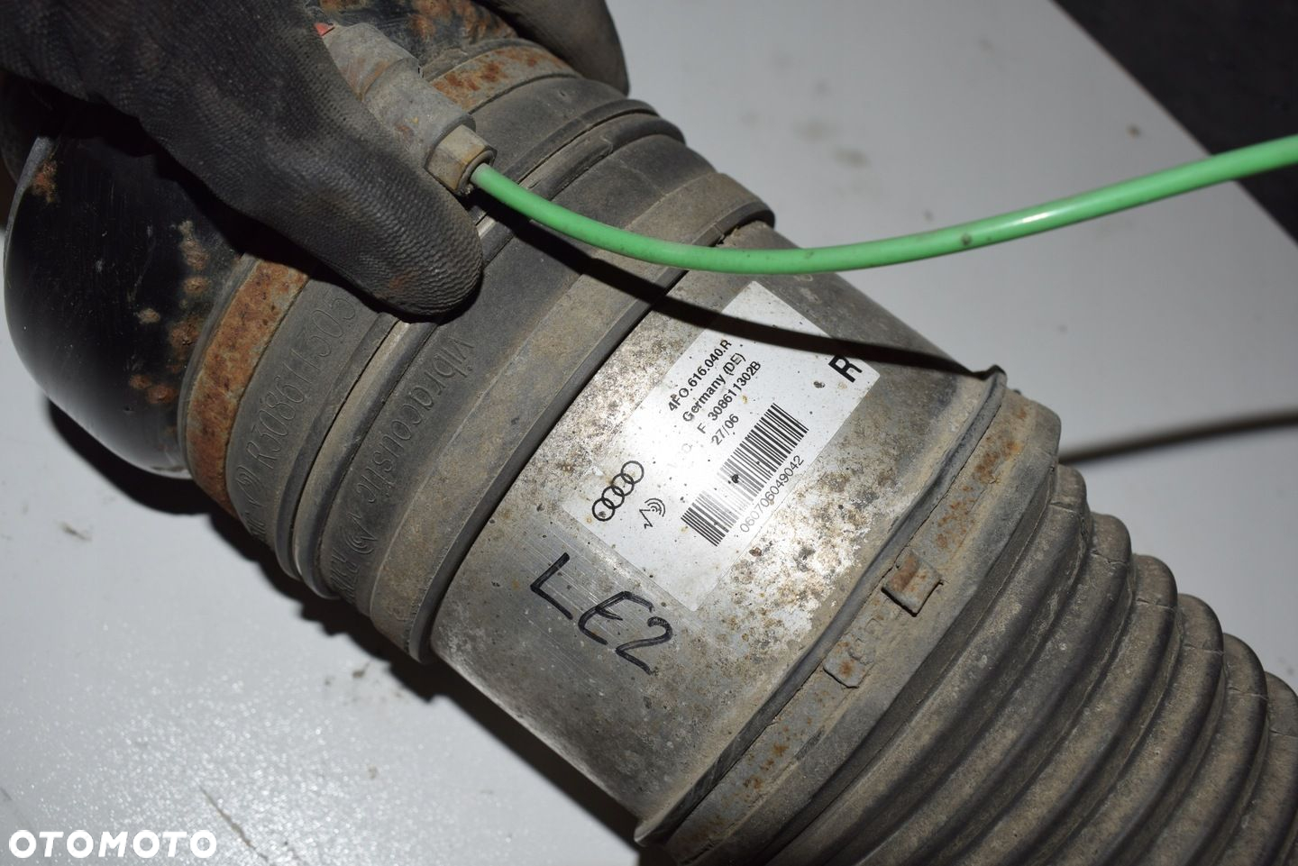 AUDI A6 C6 AMORTYZATOR PNEUMATYCZNY PRZÓD PRZEDNI PRAWY 4F0616040R - 5