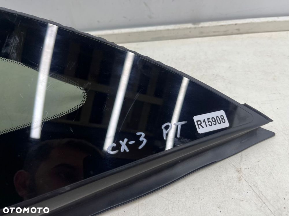 Szyba boczna Mazda CX-3 CX3 14-21r. trójkąt karoseryjna prawa tylna prawy tył oryginalna CIEMNA - 10