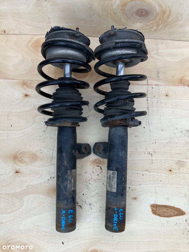 AMORTYZATORY PRZÓD SPRĘŻYNY BMW E60 E61 X-DRIVE 530XD 6772219 6772220 - 1
