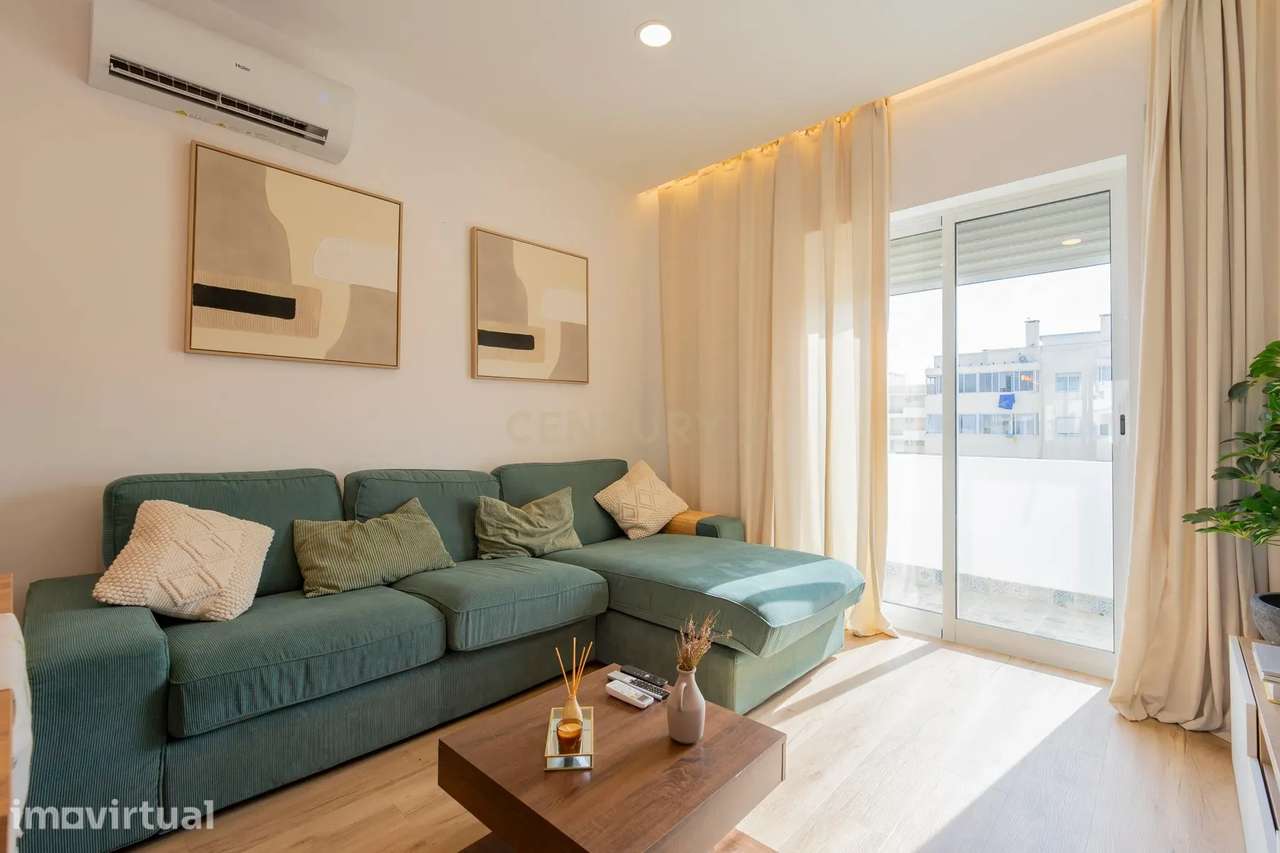 Apartamento T1 com Terraços e Vista Panorâmica em Olhão - Grande imagem: 3/27