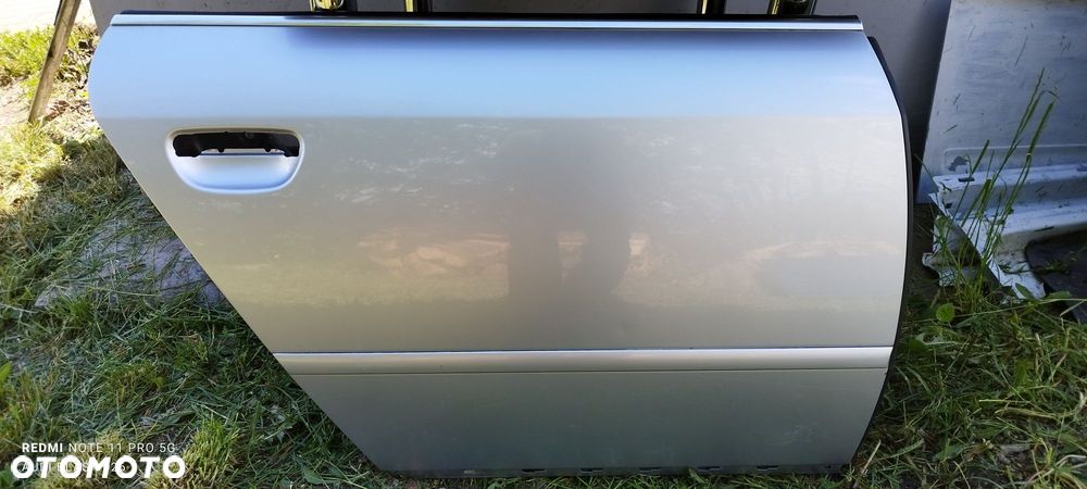 Drzwi Prawe Tył LY7W Audi A6 S6 C5 2000 rok  Przed Lift  Części Blask Gołdap
