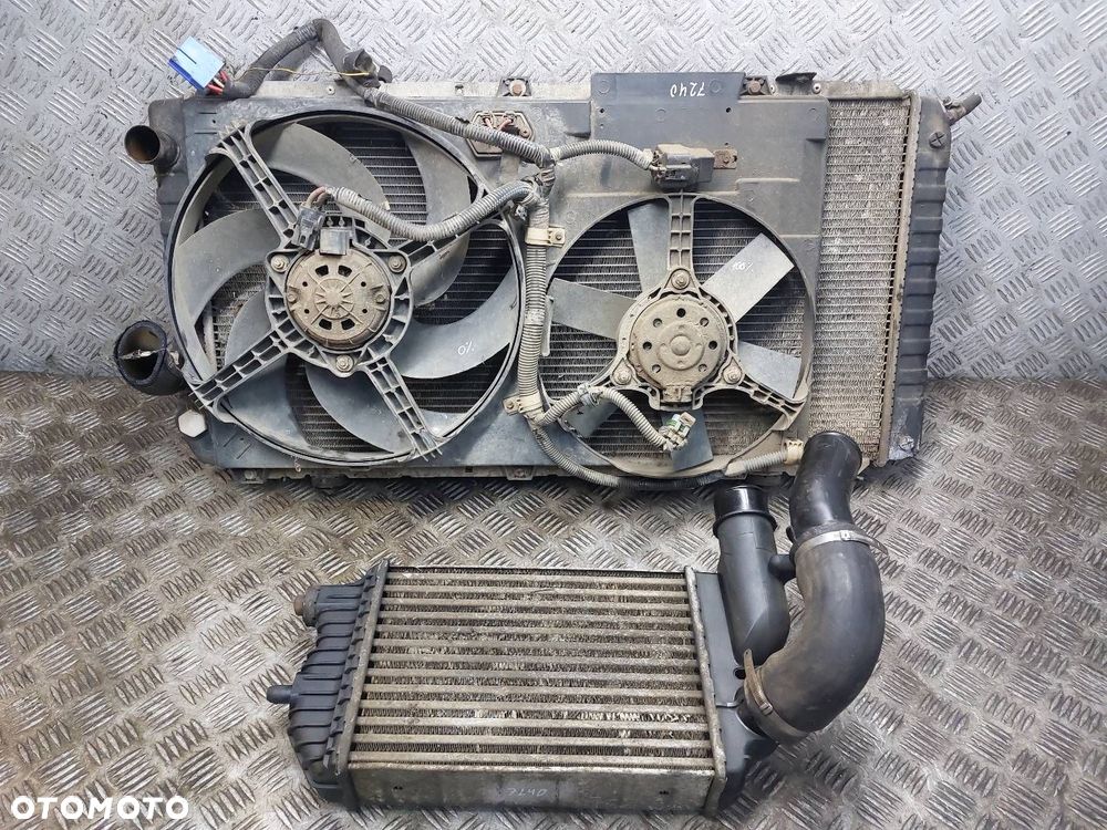 CHŁODNICE KOMPLET + WENTYLATORY BOXER I 2.2 HDI JUMPER DUCATO 1340934080 - 1