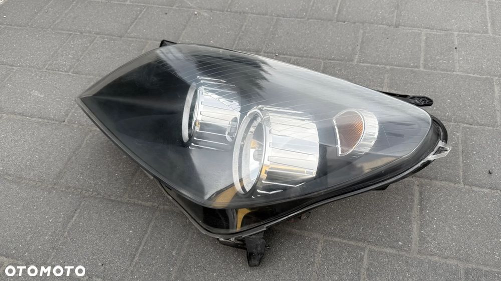 Lampa czarna Lewy PRZÓD OPEL ASTRA H HELLA III 2004-2014 przednia lewa reflektor Hella black - 4