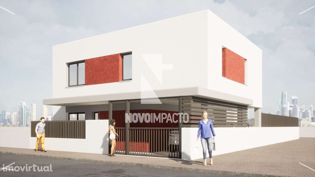 Moradia Isolada T4 de Arquitetura Contemporânea com Piscina – Montijo - Grande imagem: 3/6