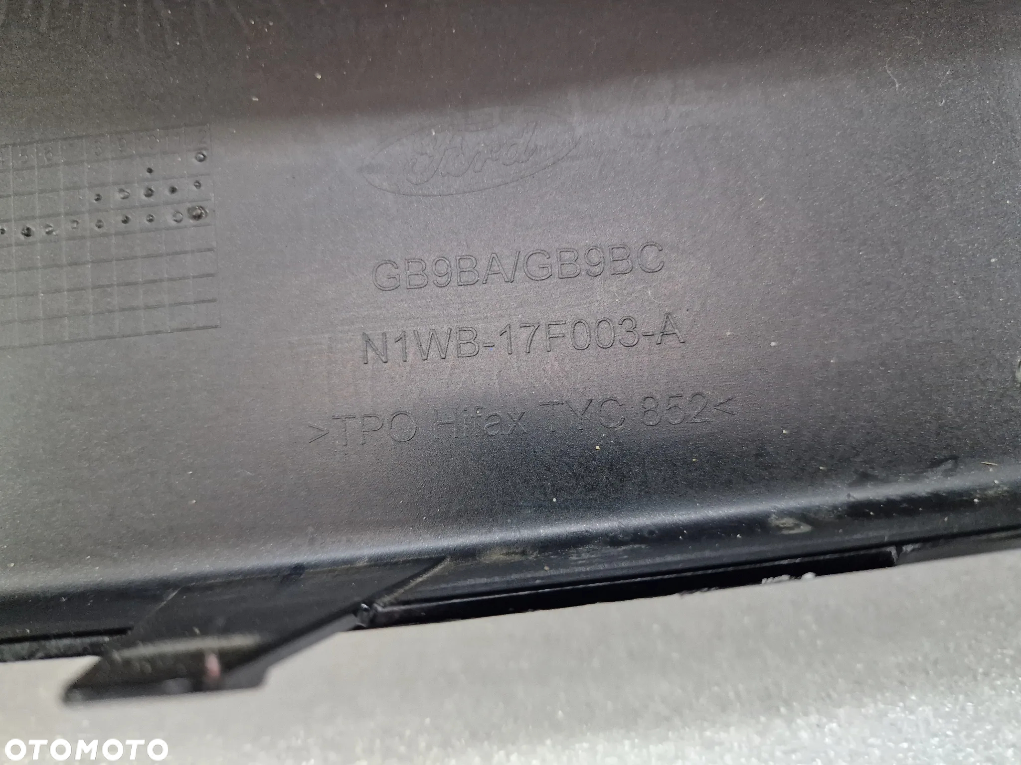 FORD RANGER VI 6 / XLT , XL+ 22- DOKŁADKA ZDERZAKA PRZEDNIEGO PRZÓD / LISTWA POD ATRAPĘ / GRILL PRZEDNI , NR N1WB-17F003-A / GB9BA/GB9BC , NR AUKCJI GL774 - 15