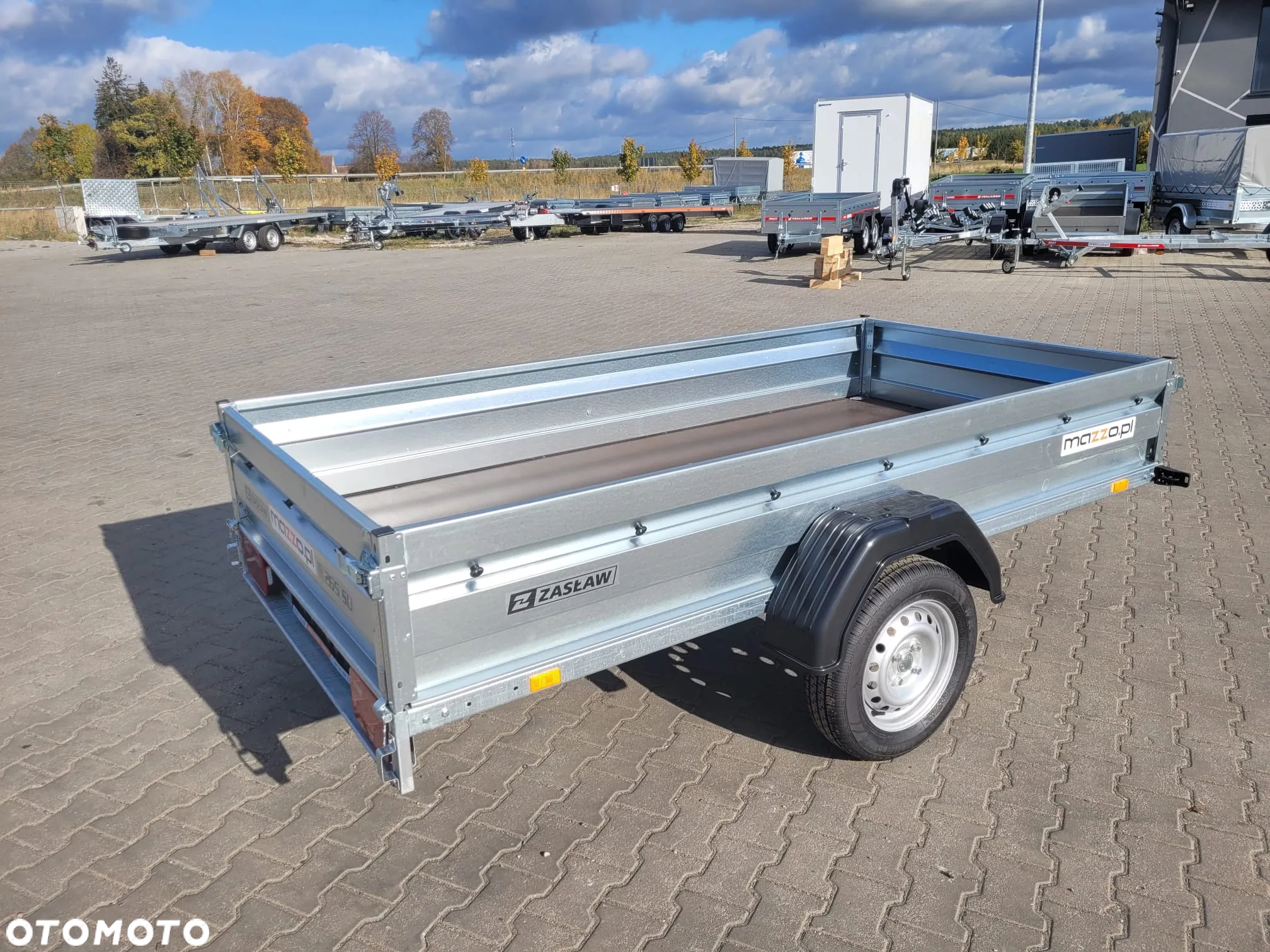 Zaslaw Dostawa Przyczepka uchylna DMC750kg 265x132x35cm SOLIDNA I MOCNA! HIT! - 11