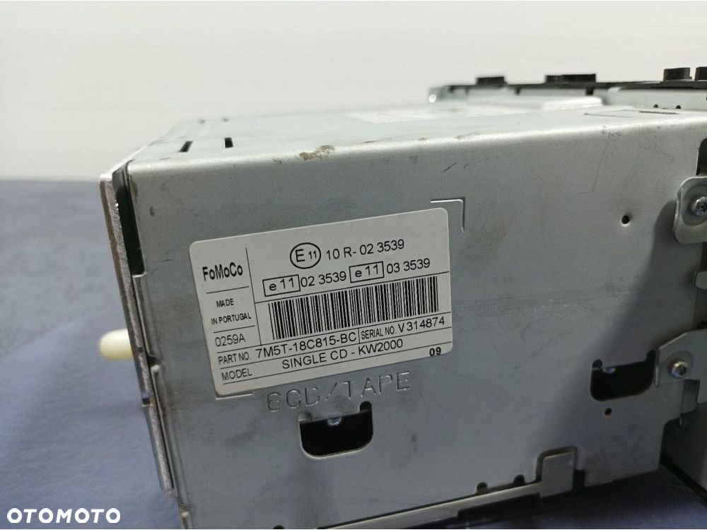 FORD FOCUS MK2 LIFT RADIOODTWARZACZ CD 7M5T-18C815-BC - 5