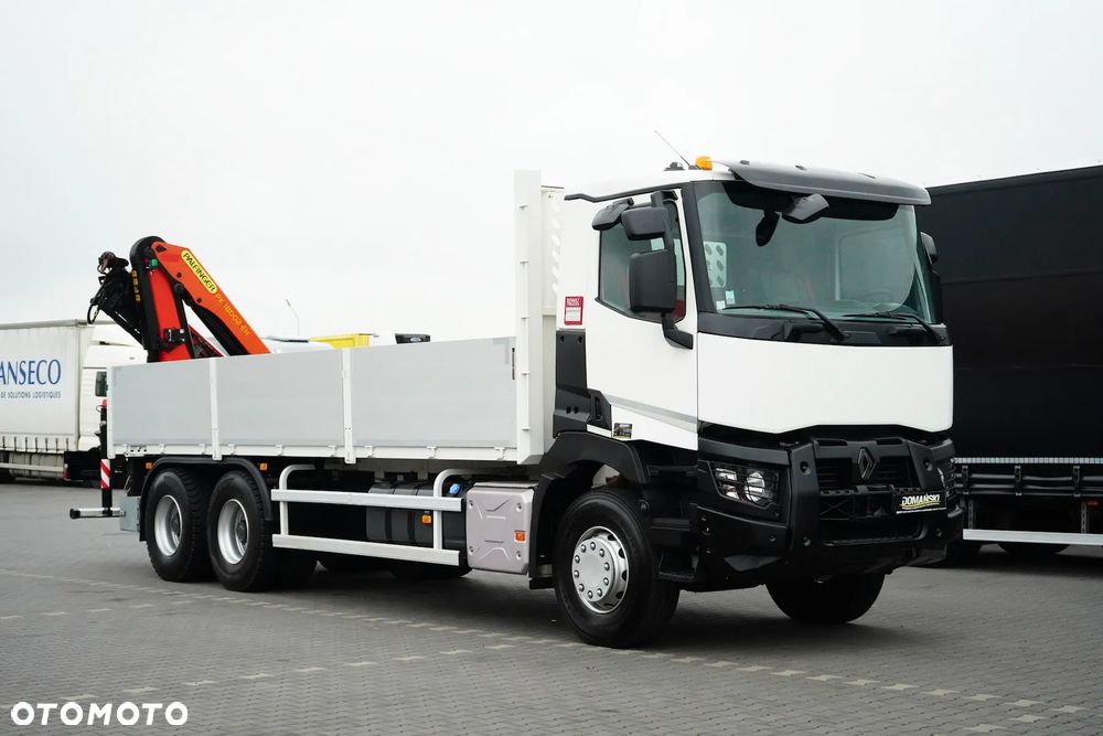Renault C 380 / 6 X 4 / SKRZYNIOWY + HDS / PALFINGER PK 18002 / PILOT / ROTATOR - 10