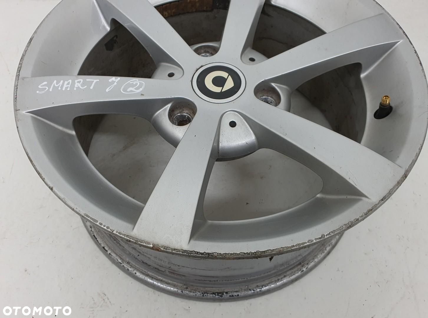 ALEFELGA FELGA 15 6.5J ET34.5 3x112 SMART FORTWO II 451 A4514010602 1SZT - 2
