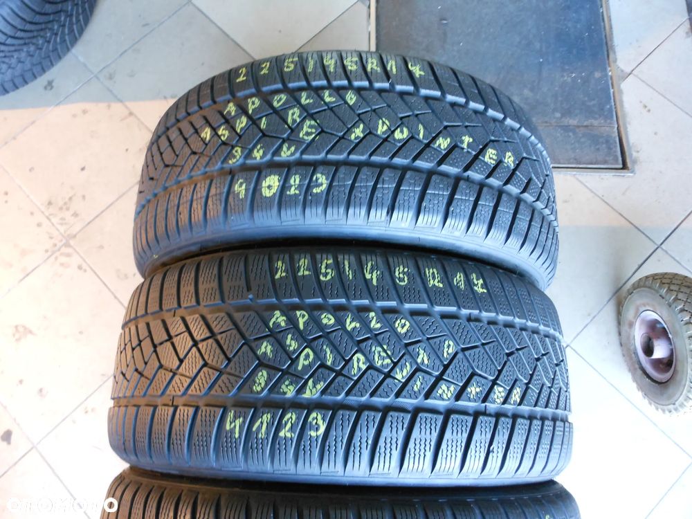 Opony 225/45r17 apollo aspire xp winter 2x7,7mm 2x6,3mm  zima komplet - 3
