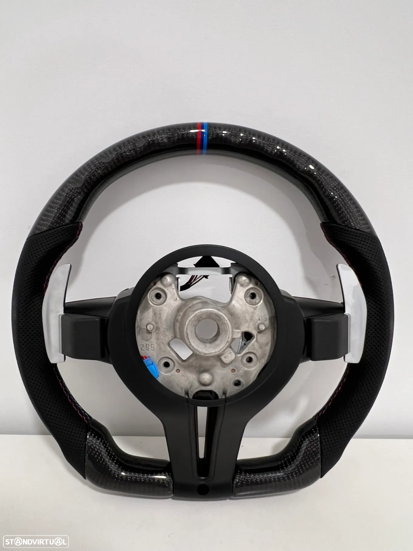 Volante Carbono Pack M com patilhas Bmw F20/ F30 / F31 - 3
