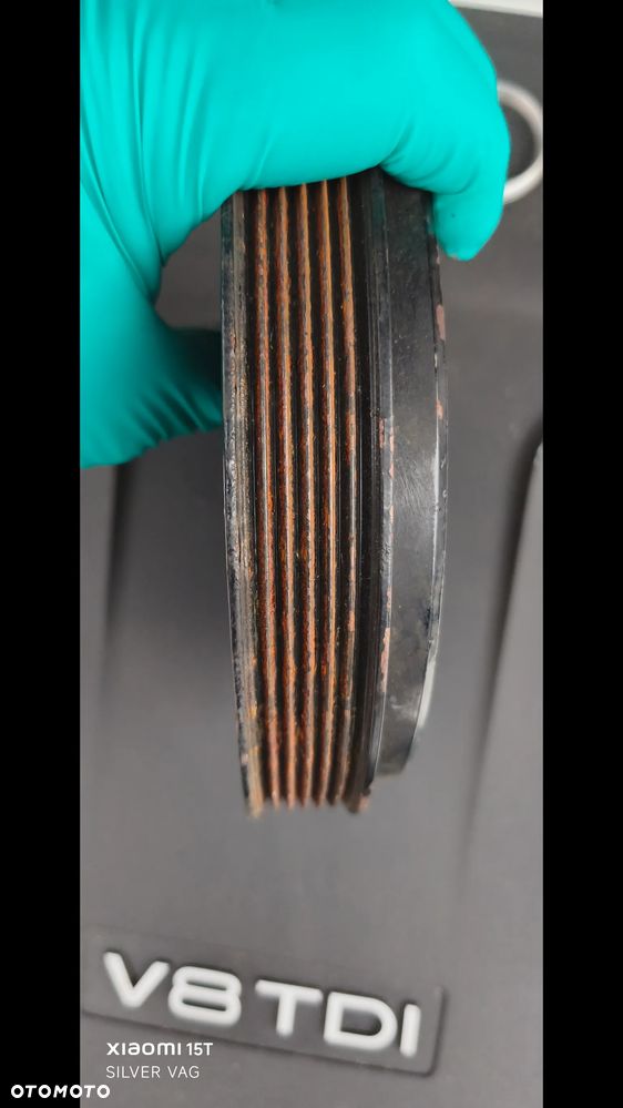 Koło pasowe wału Audi A8 D4 4.2 TDI Porsche Q7 VW 381HP 351HP PS KM korbowego - 12