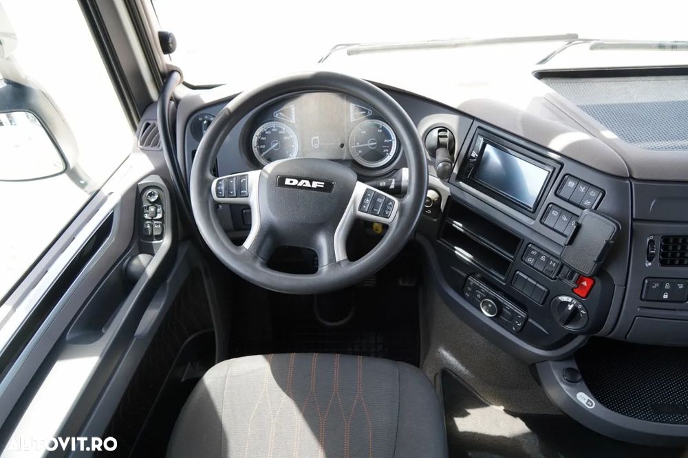 DAF XF 480 / CUPLAJ TANDEM / SSC / MEGA / PUNȚĂ RIDICATĂ / I-PARK COOL / ȘINGURI PENTRU STICLE / REMORCA WECON - 7,70 M / - 29