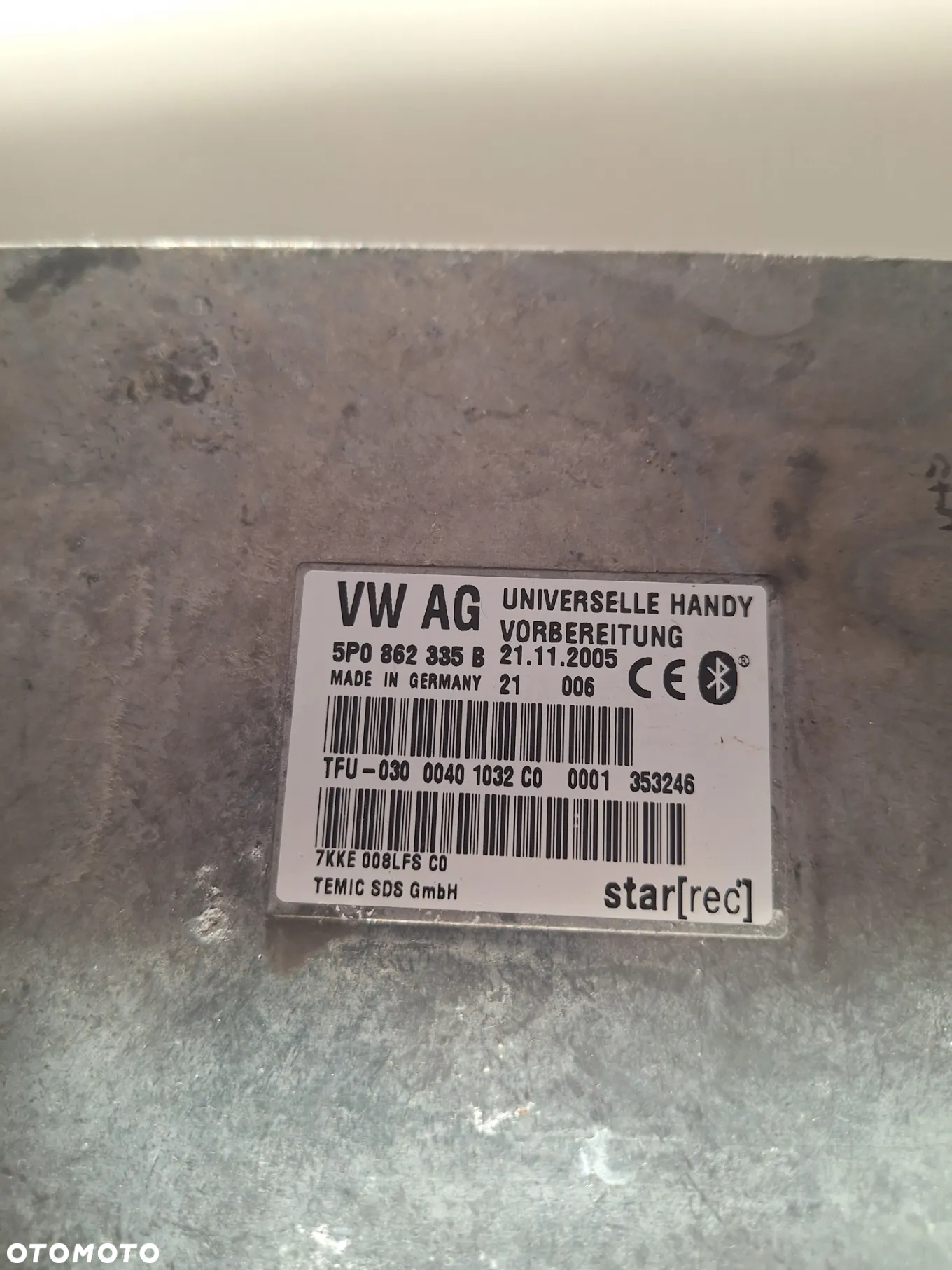 moduł BLUETOOTH seat leon II TOLEDO III ALTEA 5P0862335B - 3