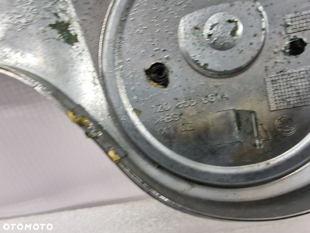 SKODA OCTAVIA II LIFT 1Z0 08- CHROM ATRAPY / GRILLA PRZEDNIEGO PRZÓD , NR 1Z0853661 , NR AUKCJI GR101 - 10