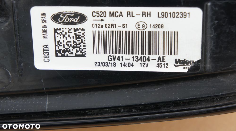 TYLNA PRAWA LAMPA FORD KUGA II LIFT MK2 MKII LIFT - 7