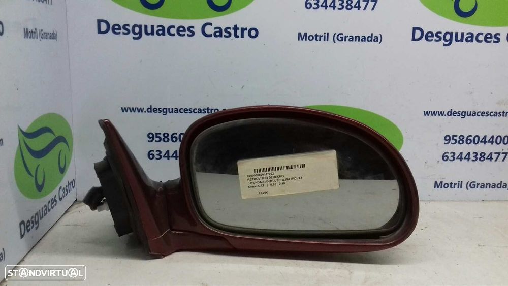 ESPELHO RETROVISOR DIREITO HYUNDAI LANTRA II 1998 -DJY - 1