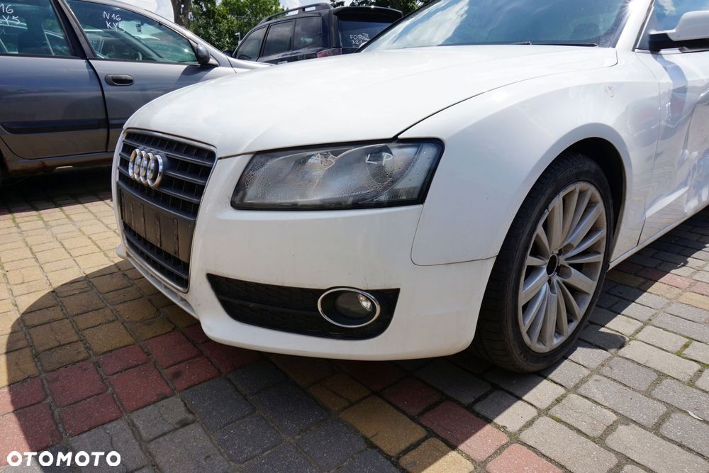 MASKA ZDERZAK BŁOTNIKI LAMPY A5 I 8T LY9C  AUDI 2007-2016 BIAŁY PRZÓD KOMPLETNY - 9