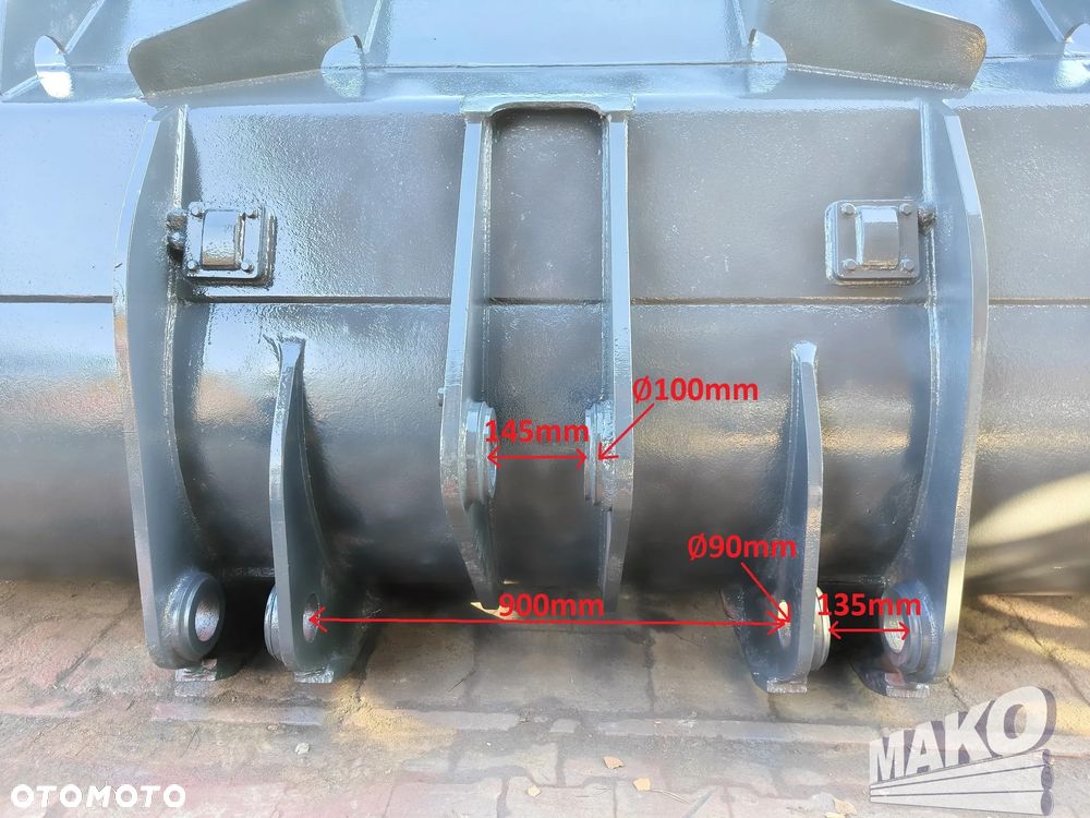 Łyżka 320cm do ładowarki 4,5m³ Volvo Liebherr CAT Komatsu - 5