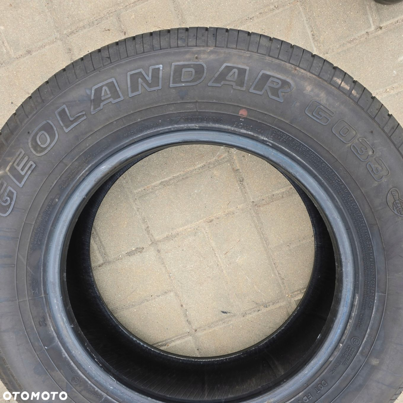 YOKOHAMA GEOLANDER G033 215/70R16 100H 18R 2X - 5