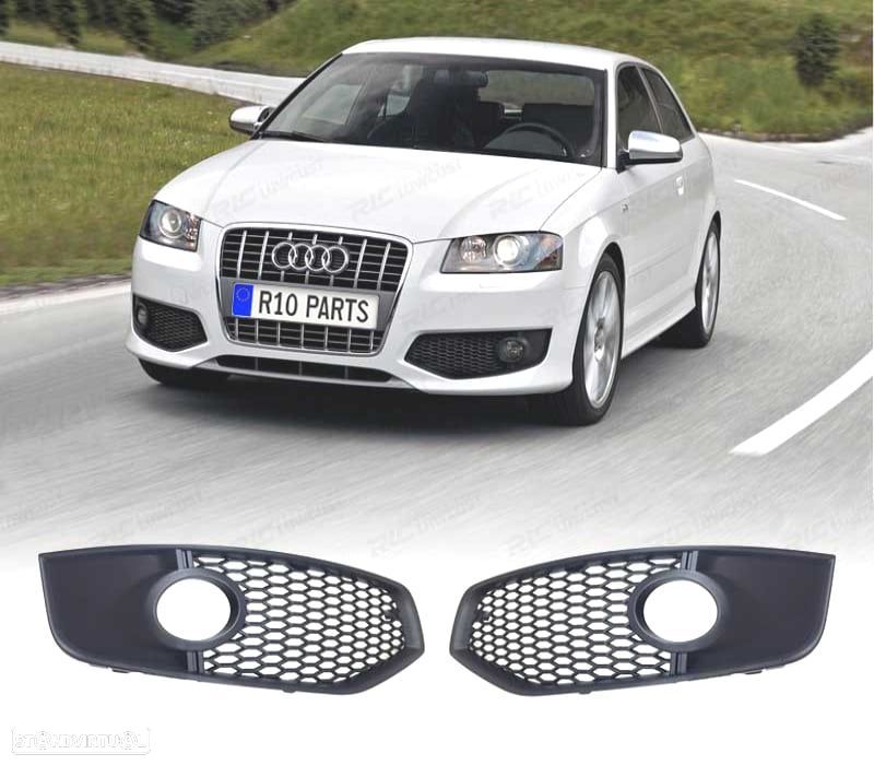 GRELHAS DE FAROIS NEVOEIRO AUDI A3 8P 05-08 - 1