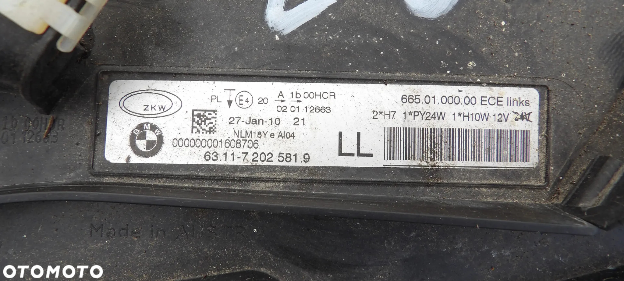 BMW - E90,E91 - LAMPY PRZEDNIE - EUROPA - PRAWA/LEWA - CENA ZA 1 SZT - 7202582  7202581 - 5