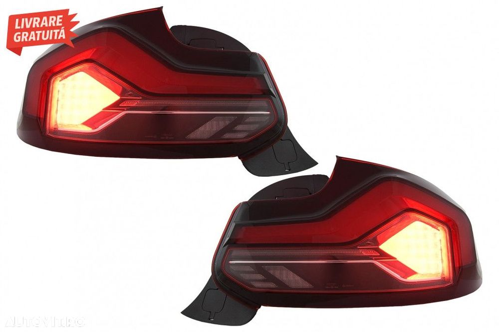 Stopuri LED BMW Seria 2 F22 F23 M2 F87 (2014-2020) Semnal Dinamic Secv - 6