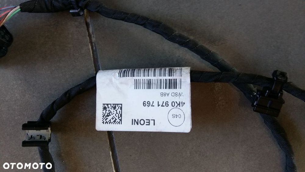 AUDI A6 C8 4K WIĄZKA PRZEWODÓW SKRZYNI BIEGÓW  4K0971769 - 4